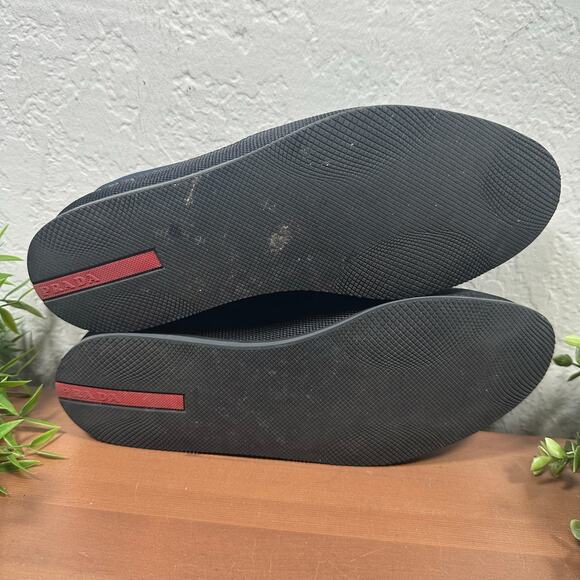 Prada Men\'s Re Nylon Slip On Sneakers Loafers Navy Size‎ 6.5 US 7.5 main image 5